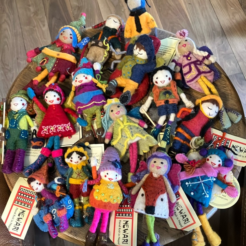 Newari Handmade Dolls 16 pieces
